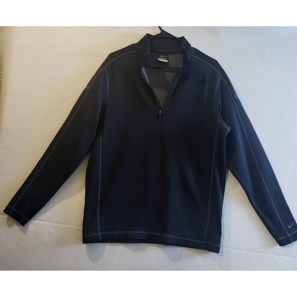 Vtg Nike Golf,Men,Therma Fit, 1/4 Zip,Butterball/GUSTO Pig LogoOn Sleeves Size M